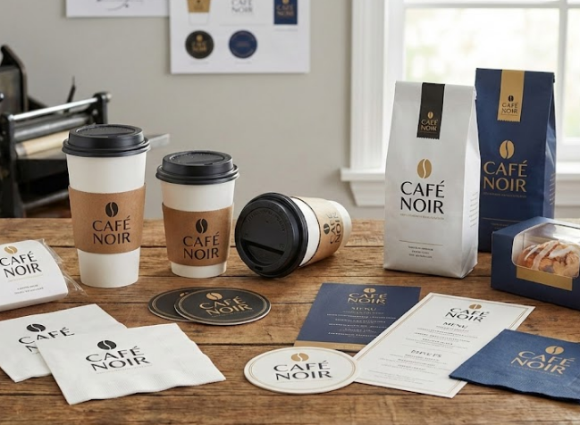 تصميم وطباعة مستلزمات المقاهي في الرياض