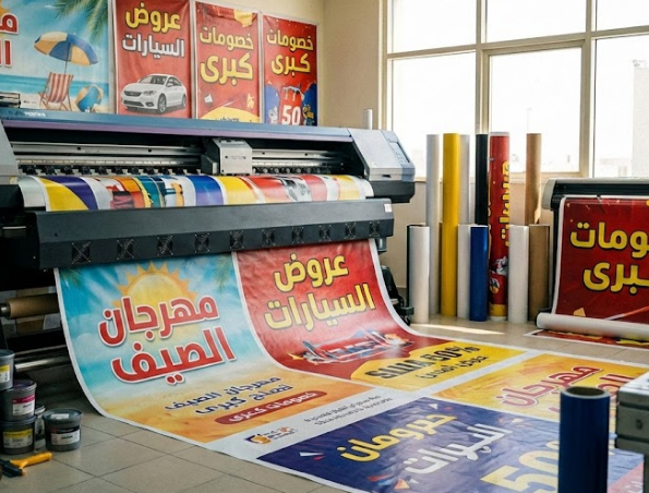 طباعة بنرات إعلانية في الرياض