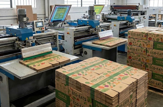 طباعة علب شحن في الرياض