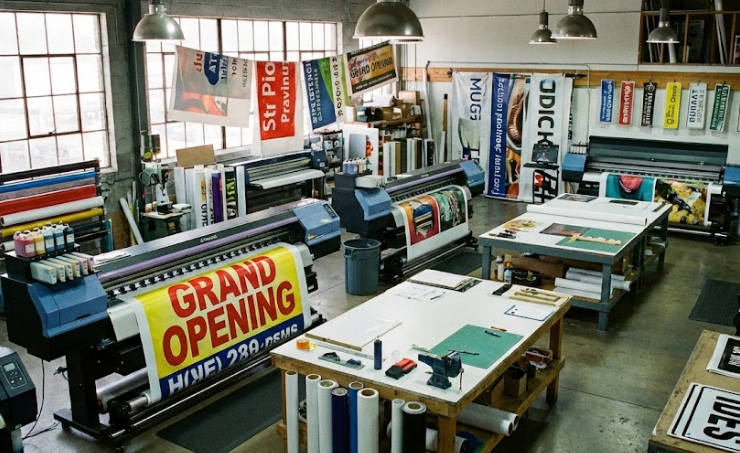 طباعة لافتات في الرياض