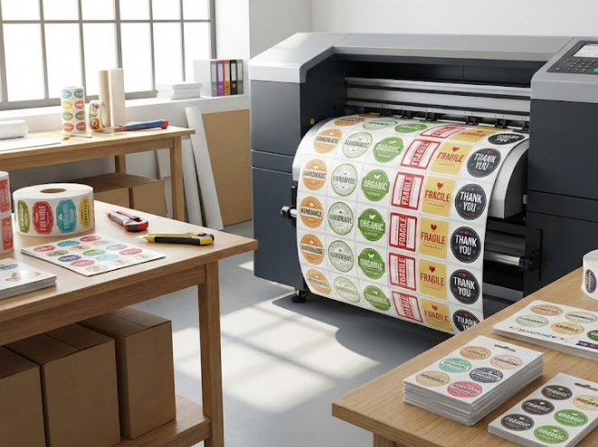 طباعة ملصقات لاصقة في الرياض